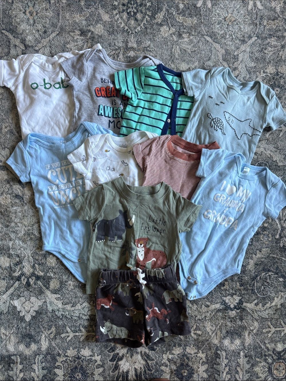 Bundleāof ten 6 months Baby Tops